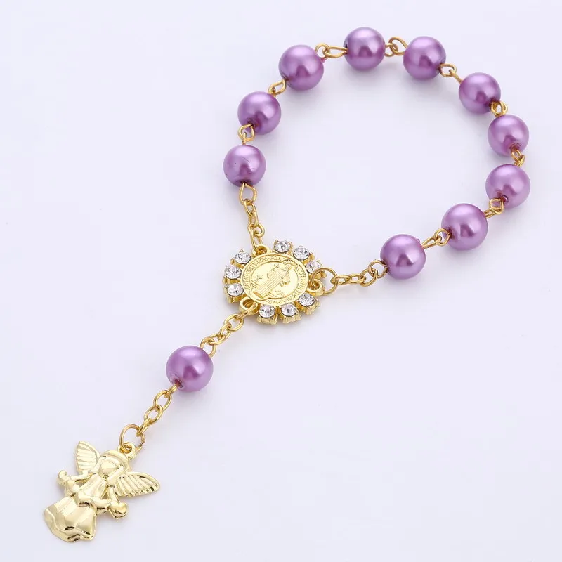 10 шт. детей Ванна пользу для крещения браслет Ангел детский душ девочек и