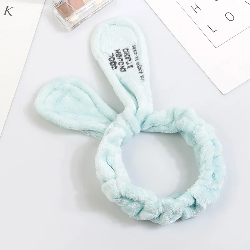 2019 New Letter OMG Coral Fleece Soft rabbit Headbands Wash Face Headband Women Girls Holder Turban Hairbands Hair Accessories | Свадьбы и