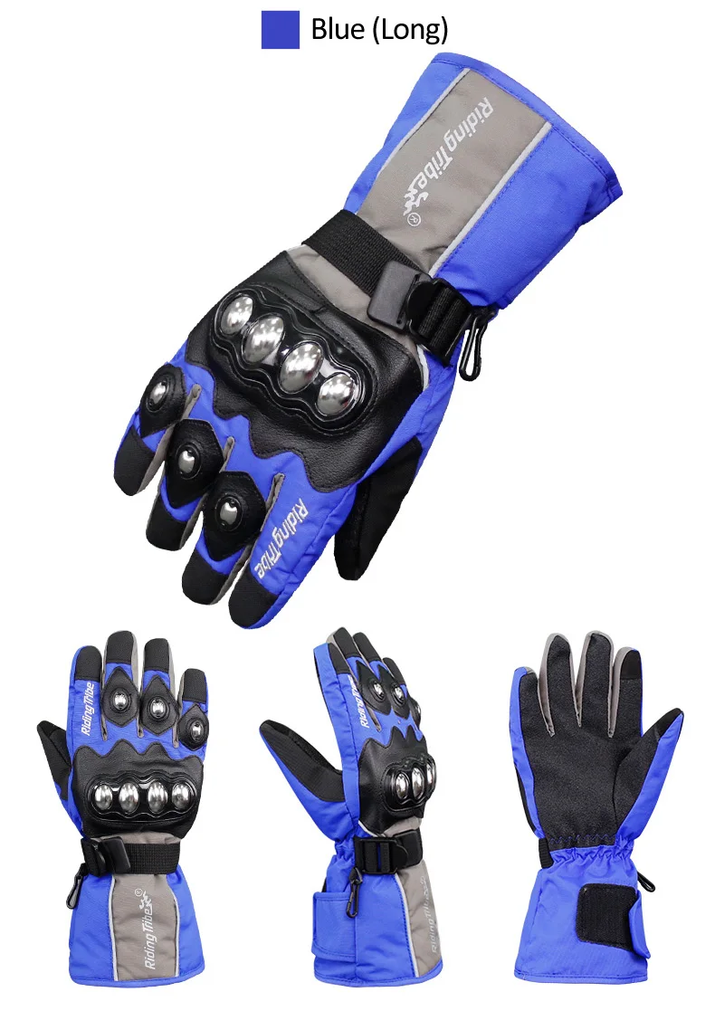 Езда племя мотоциклетные перчатки теплые водонепроницаемые Сенсорные Перчатки