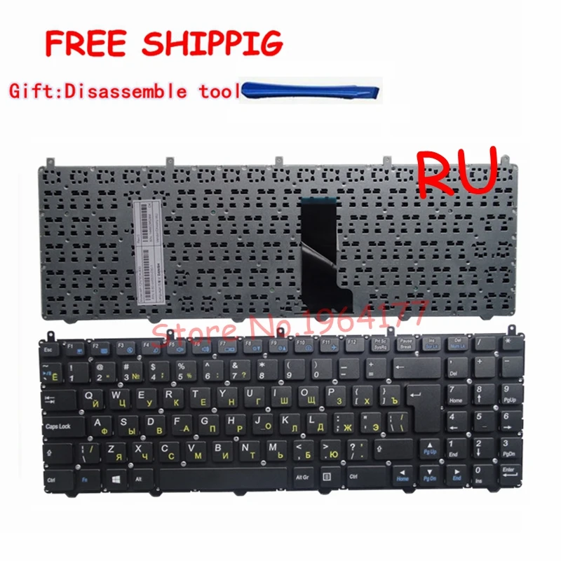 RU черная 100% новая клавиатура для ноутбука CLEVO W650 W650SR W650EH W650SRH W655 W650SJ|keyboard butterfly|keyboard