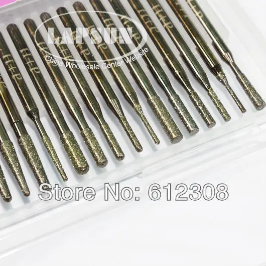 1 Набор (30 шт./компл.) Алмазное покрытие Вращающаяся головка сверла шлифовальные