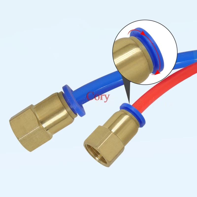 1 шт. медный пневматический PCF 4 мм 12 M5 * 0 8 1/8 &quot1/4&quot 3/8 &quot1/2&quot резьба Женская прямая