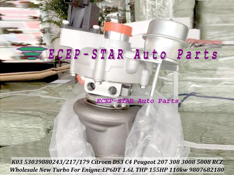 K03 179 217 243 53039700243 53039700217 53039700179 V76008838001 V762045580 01 EP6CDT 1.6L 155HP + E привод Turbo|actuator turbo|turbo turbo