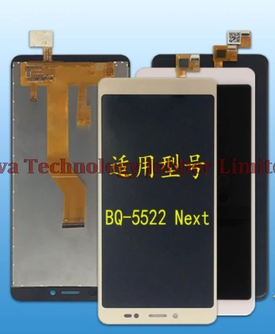 

Wyieno For BQS 5522 Digitizer Panel Replacement Parts For BQ 5522 Next Touch + LCD Display Screen Assembly With Tracking Number