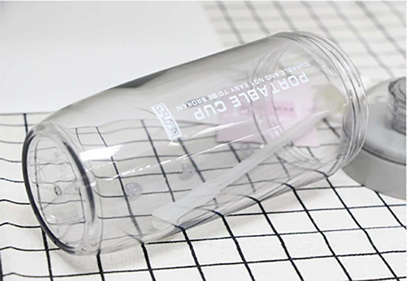 JOUDOO пластиковая бутылка для воды 380 мл Gourde Plastique спортивный шейкер бутылка протеина шейкер для напитков пластиковая бутылка с соломинкой Для путешествий 35