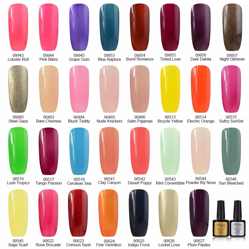 HNM 8 мл цветная бутылка 79 PureColor Светодиодная лампа лак для ногтей Замачивание от краски геллак гель лак штамповка эмаль Лаки