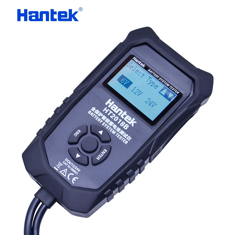 Hantek HT2018B Digital Car Battery Tester LCD Display Automotive Analyzer 6V/12V/24V Automobile Vehicle Diagnos | Инструменты