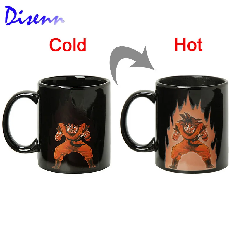 Горячее изменение цвета кофейная кружка Dragon Ball кружки Сон Гоку