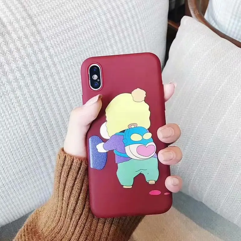 Hazy beauty для iphone X XS XR MAX Чехол красивый мультяшный орнамент Силиконовые ТПУ чехлы