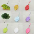 Искусственные цветы, искусственные листья розы, золотые листья, шелковые цветы для украшения дома, свадьбы, запястья невесты, декоративный цветочный горшок, 100 шт.