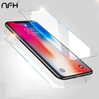 Защитное стекло для iPhone 11 Pro, X, XS MAX, XR, 7, 8, 6 S Plus, X, 11, 5, 5S, SE, 2 шт.лот