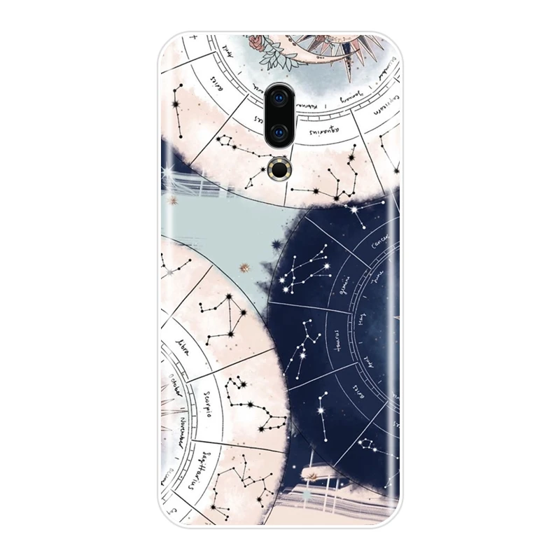 Чехол для Meizu 15 Lite 16 Plus 16th 16x мягкий силиконовый чехол накладка с рисунком звезд