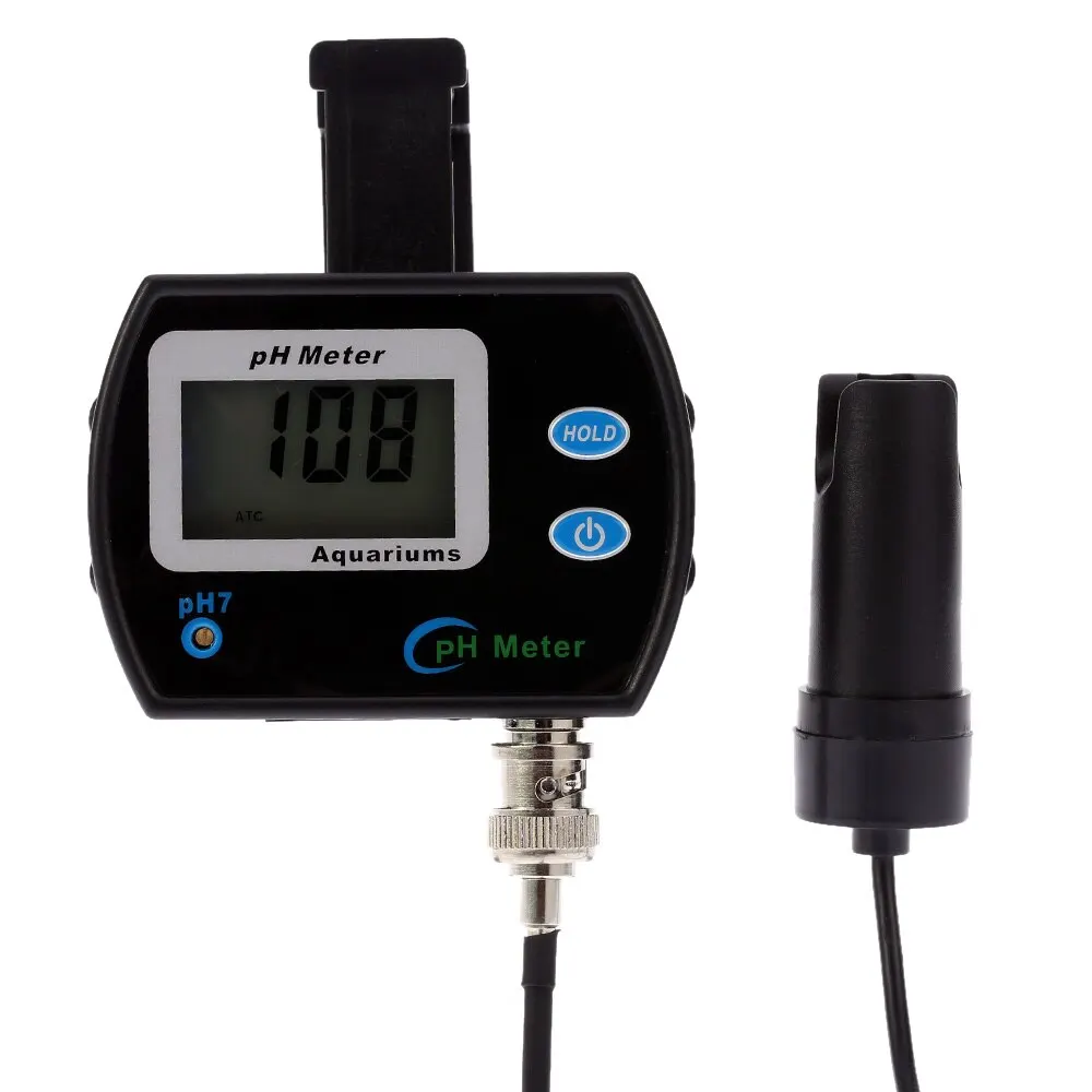 

Mini Online pH Meter Water Quality Tester aquarium water Monitor Analyzer Waterproof with Temperature Compensation ATC Function