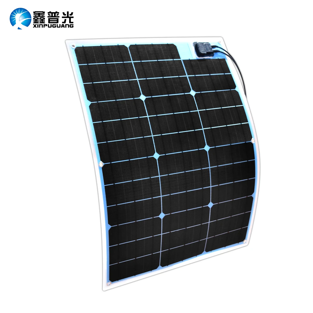 Xinpuguang 18v ETFE монокристаллическая солнечная панель 60W 120 ватт модуль solarpanel для 12v или
