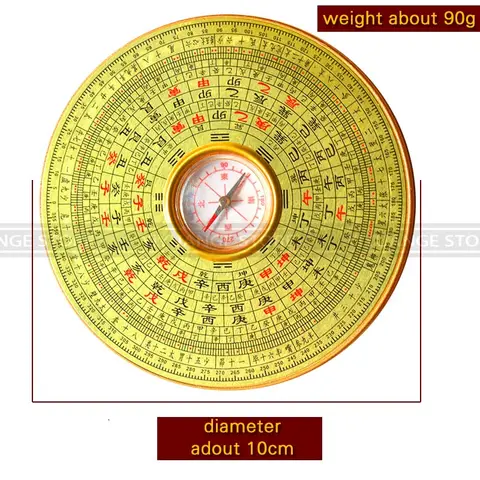 Китайская древняя полимерная компас лопань FengShui с медной поверхностью Luo Jing yi