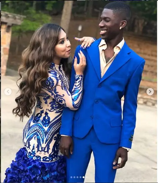 Hand Made Flower Mermaid Prom Dresses 2019 New Royal Blue Long Sleeve Floor Length O Neck Formal Evening Dress Party Gowns | Свадьбы и