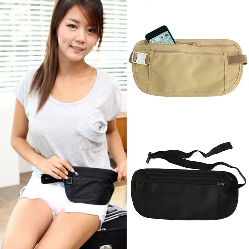 Женская дорожная сумка бананка удобная модная на пояс молнии новинка|bum bag|hiking fanny