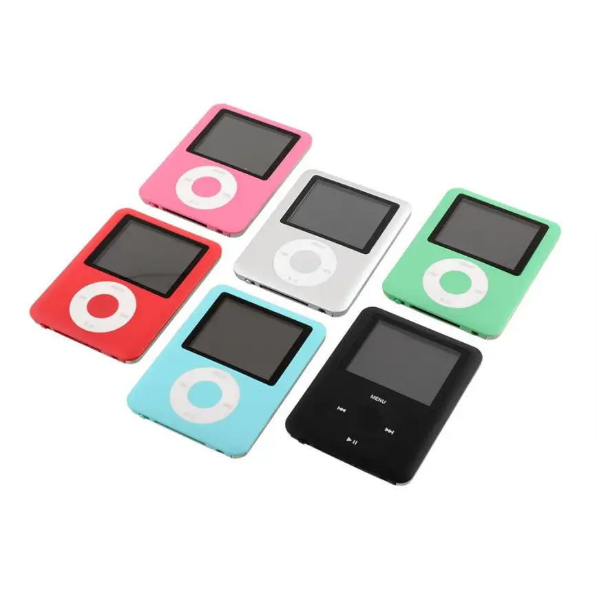 Тонкий MP3 8 Гб 1 ЖК дисплей Мультимедийные видео игры фильмы радио FM 3 го поколения
