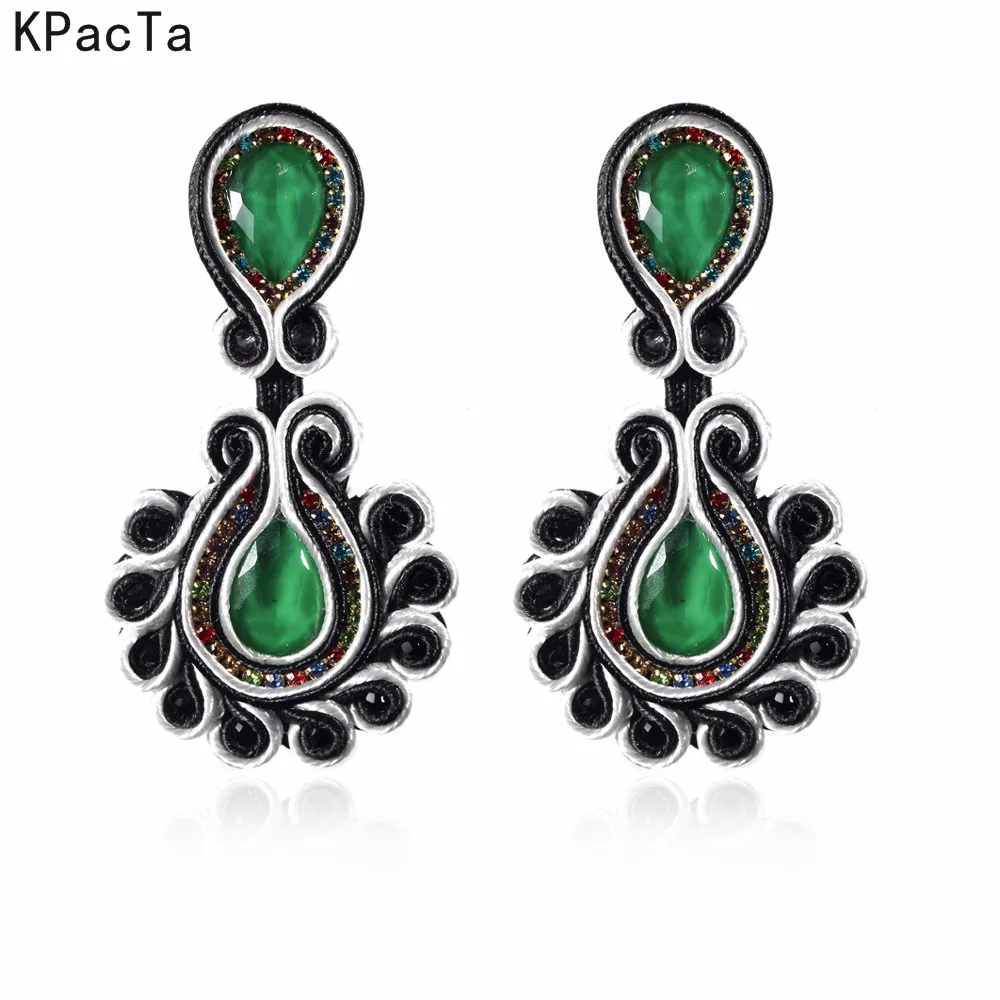 Простые темпераментные кожаные длинные серьги в этническом стиле ювелирные