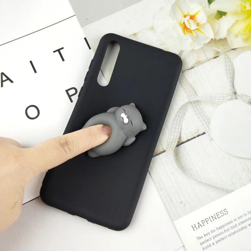 3D Cartoon Squishy Case For Huawei P20 Plus Funny Cute Foot TPU Soft Cover |