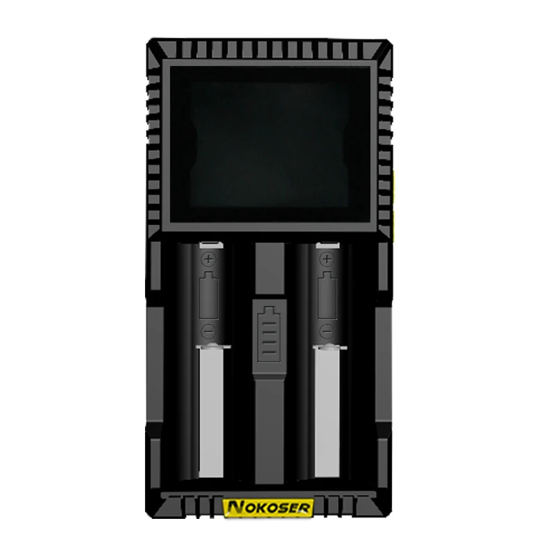 Original D2S Universal LCD Screen Display VC2 Battery charger for 10440/16340/14500/14650/17670/18350/18500/18650 |