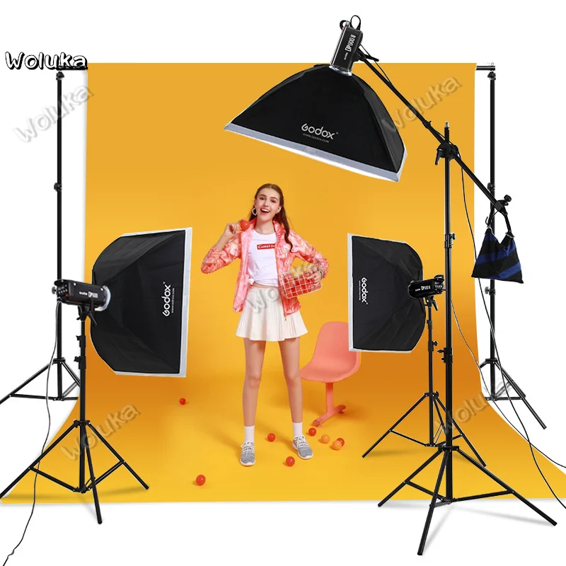 Godox 1800 Вт 3x DP600II 600 GN80 высокомощный комплект оссветильник светильник приборов
