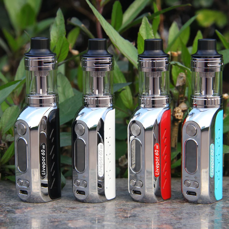 Аутентичный yosta livepor 60 SE W 1500mAh электронная сигарета apv мод комплект Vape верхний
