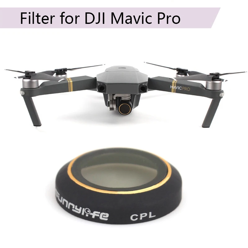 Объектив камеры Sunnylife CPL MCUV фильтр для DJI Mavic Pro Аксессуары Gimballens clearf ilter Запчасти