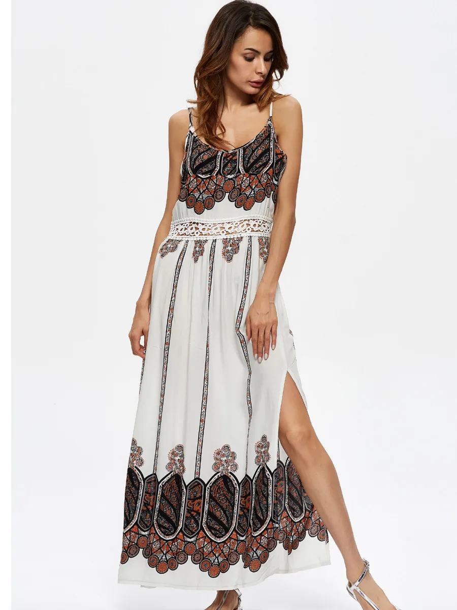 Новая Европа и Соединенные Штаты летом 2017 позиционирования печатных платье