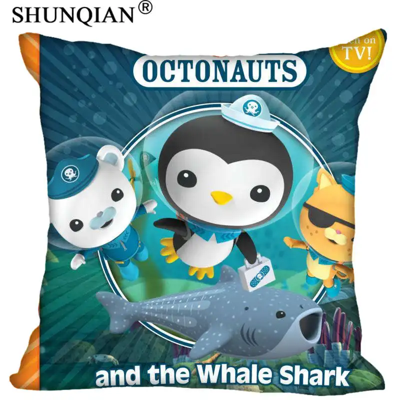 Новинка лидер продаж на заказ квадратная подушка Octonauts чехол молнии модная