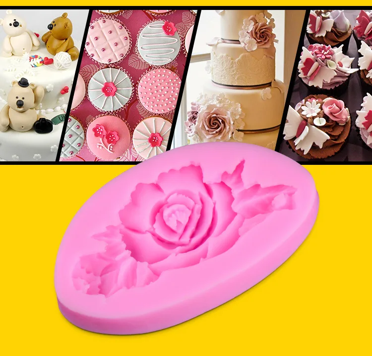Silicone Mold Fondant Cake Chocolate Decorating Baking Tools Mould Soap | Дом и сад