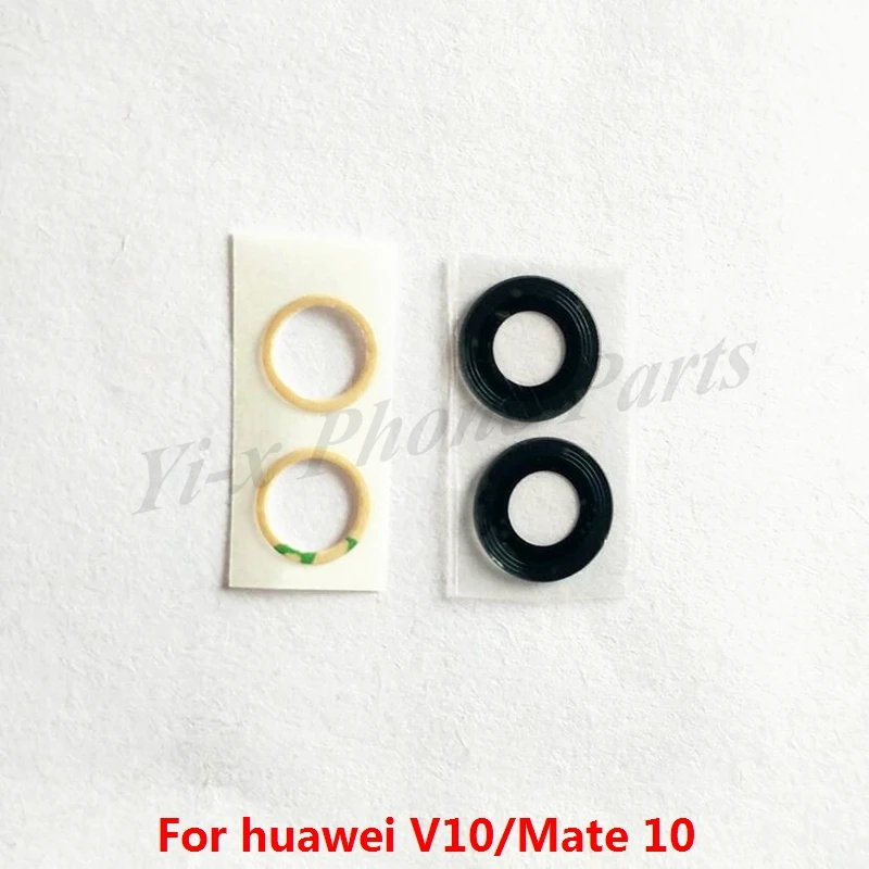 

10PCS/lot For Huawei Mate 10 V10 Glass Material Lens for Back Rear Camera Lens For huawei mate10 Cover With Adhesive Replacement