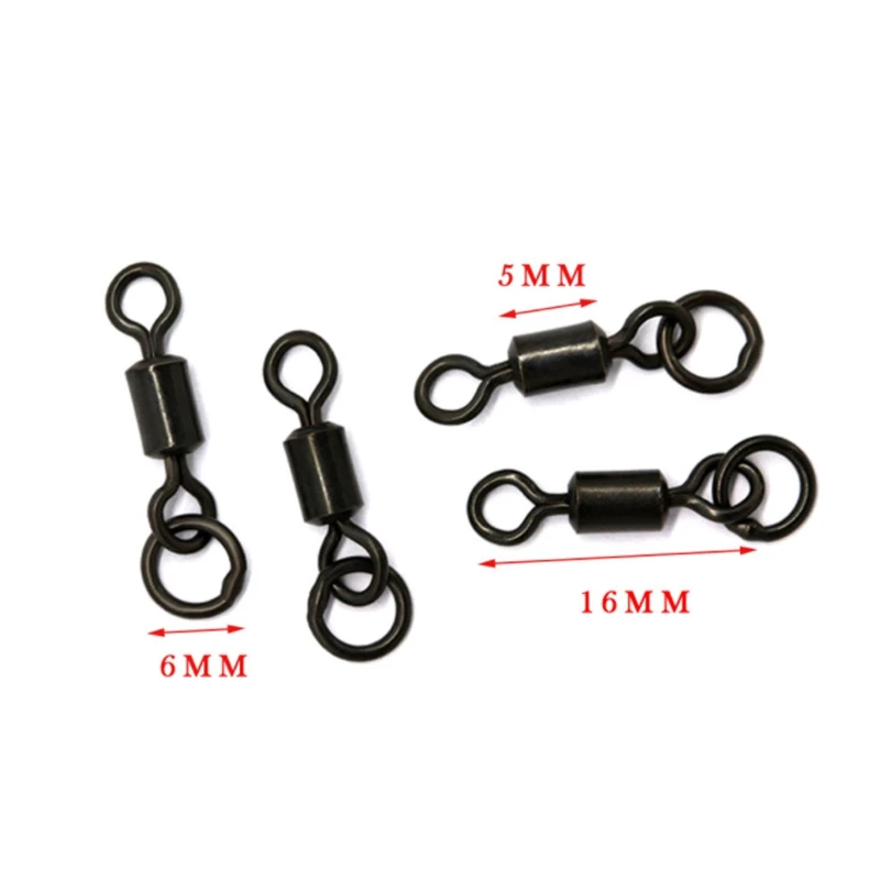 60PCS European Carp Fishing Accessories Suit Spiral Tube Connector End Fixed Line Pesca Snaps Rolling Swivel | Спорт и развлечения