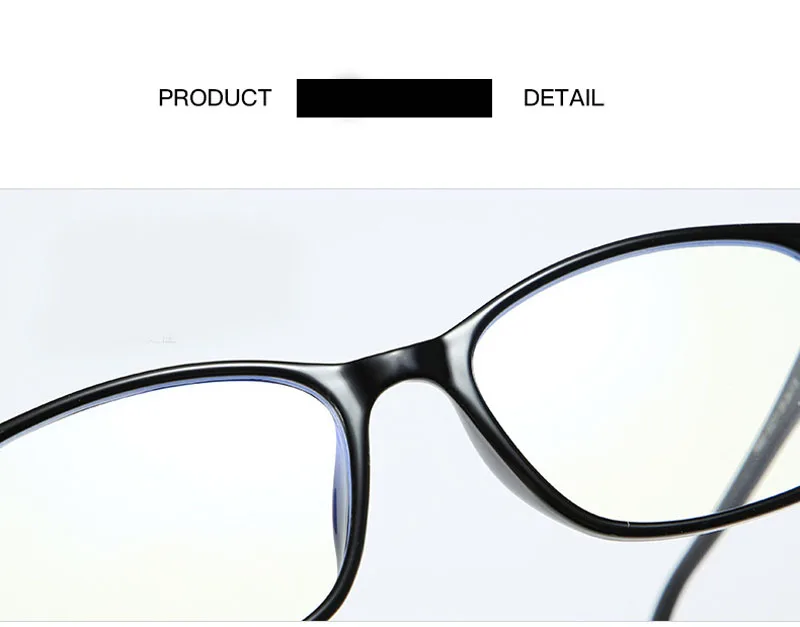 Feishini Computer Glasses Men Rays Radiation Gamin Eyewear Plastic Titanium Frames Unisex Anti Blue Light Glasses Women Optical