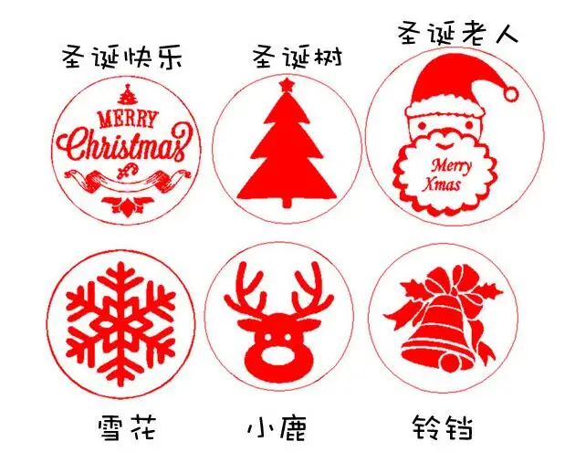 Рождественский ретро набор восковых печатей с jingle bell украшение Снежинка Санта