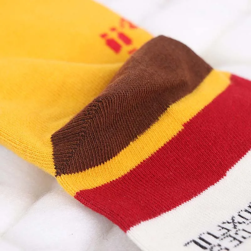 Носки в стиле Харадзюку [WPLOIKJD] милые носки унисекс с томатным молоком и бусинами