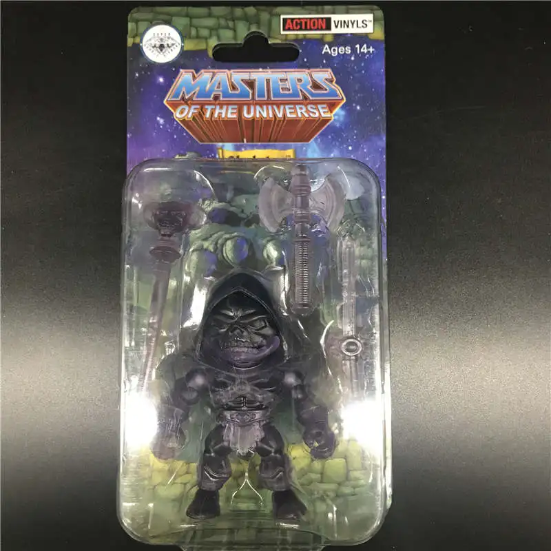 Skeletor Модель игрушка набор Вселенная верные предметы комикс содержит оружие топоры мечи лучшая коллекция подарок - Цвет: Фиолетовый