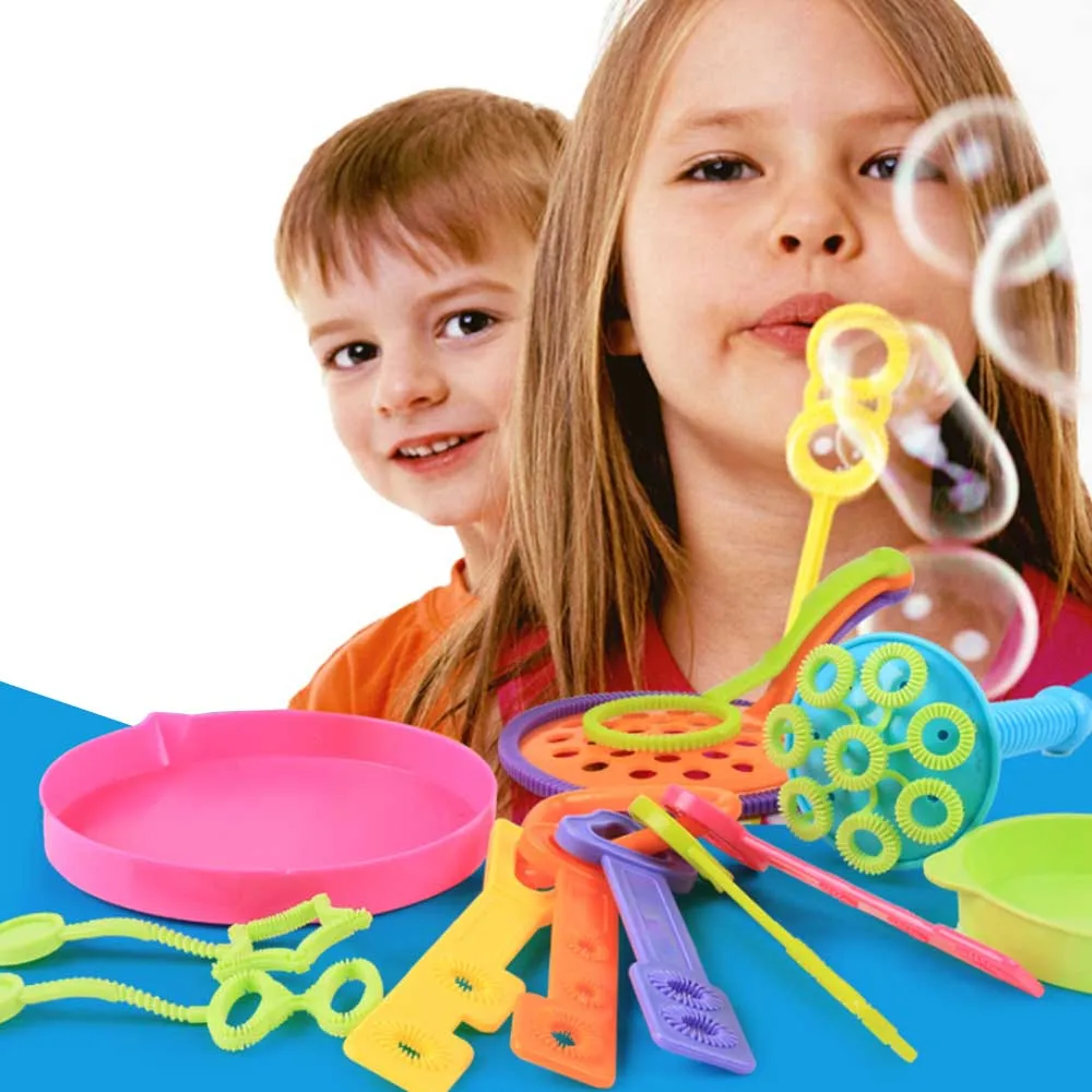 13 шт./компл. пустой инструмент для выдувания мыльных пузырей игрушка