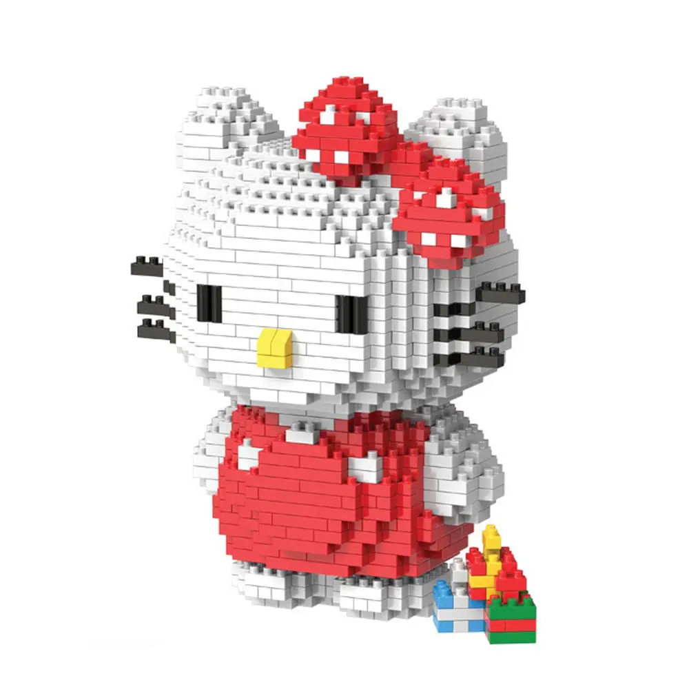 HC MAGIC 9025 алмазные строительные блоки кошка Аниме Фигурки игрушки развивающие