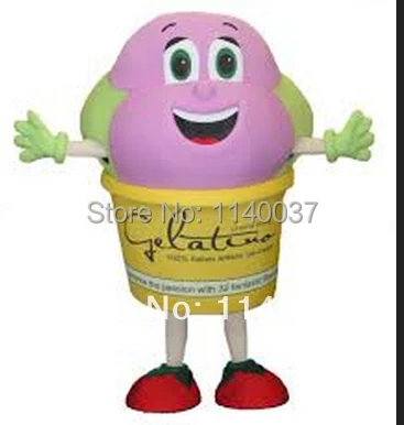 Маскарадный костюм талисмана мороженого на заказ маскарадные комплекты для
