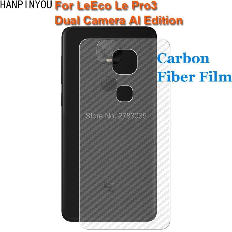 

For Letv LeEco Le Pro 3 AI Edition 5.5" New Durable 3D Anti-fingerprint Transparent Carbon Fiber Back Film Rear Screen Protector