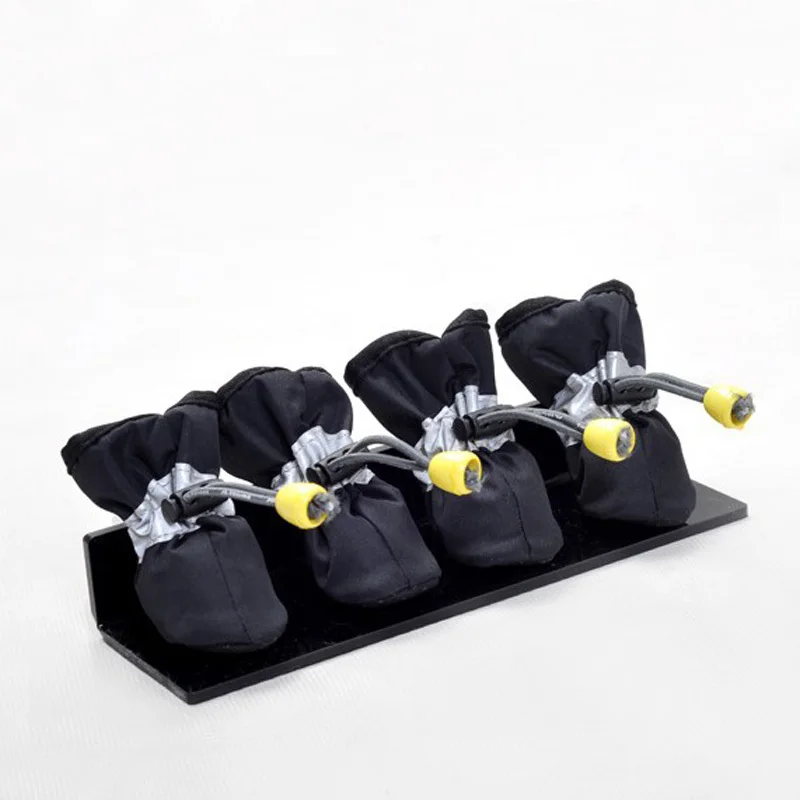 Зимняя Теплая обувь для питомцев 4 шт./компл. водонепроницаемая щенков