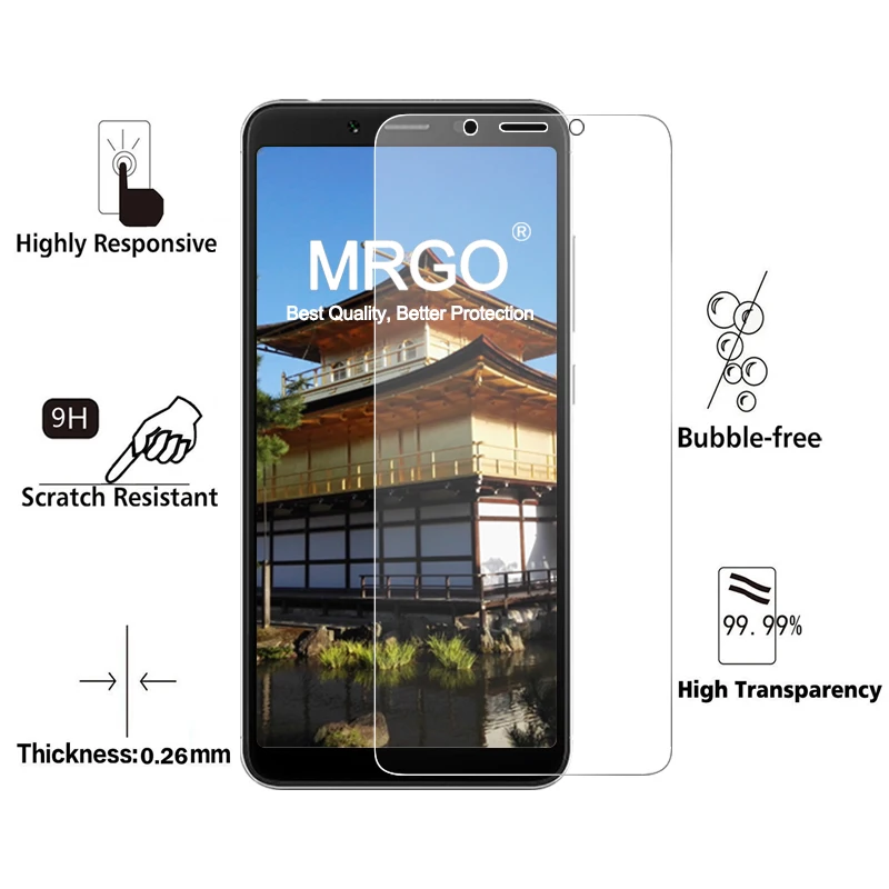 MRGO закаленное стекло для Xiaomi Redmi 6 защита экрана Mi защитная пленка на мобильный