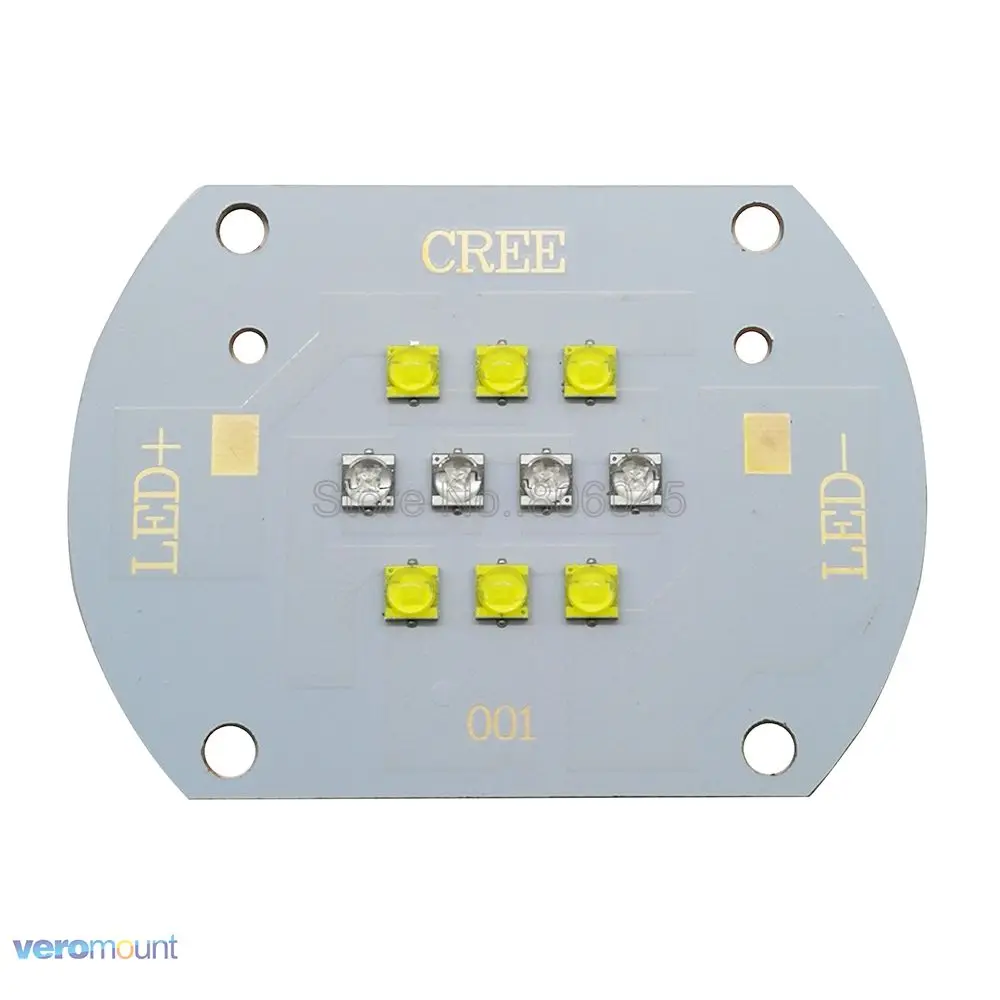 50 Вт CREE XTE индикатор XT E белый (6 шт.) + королевский синий (4 Светодиодная лампа для