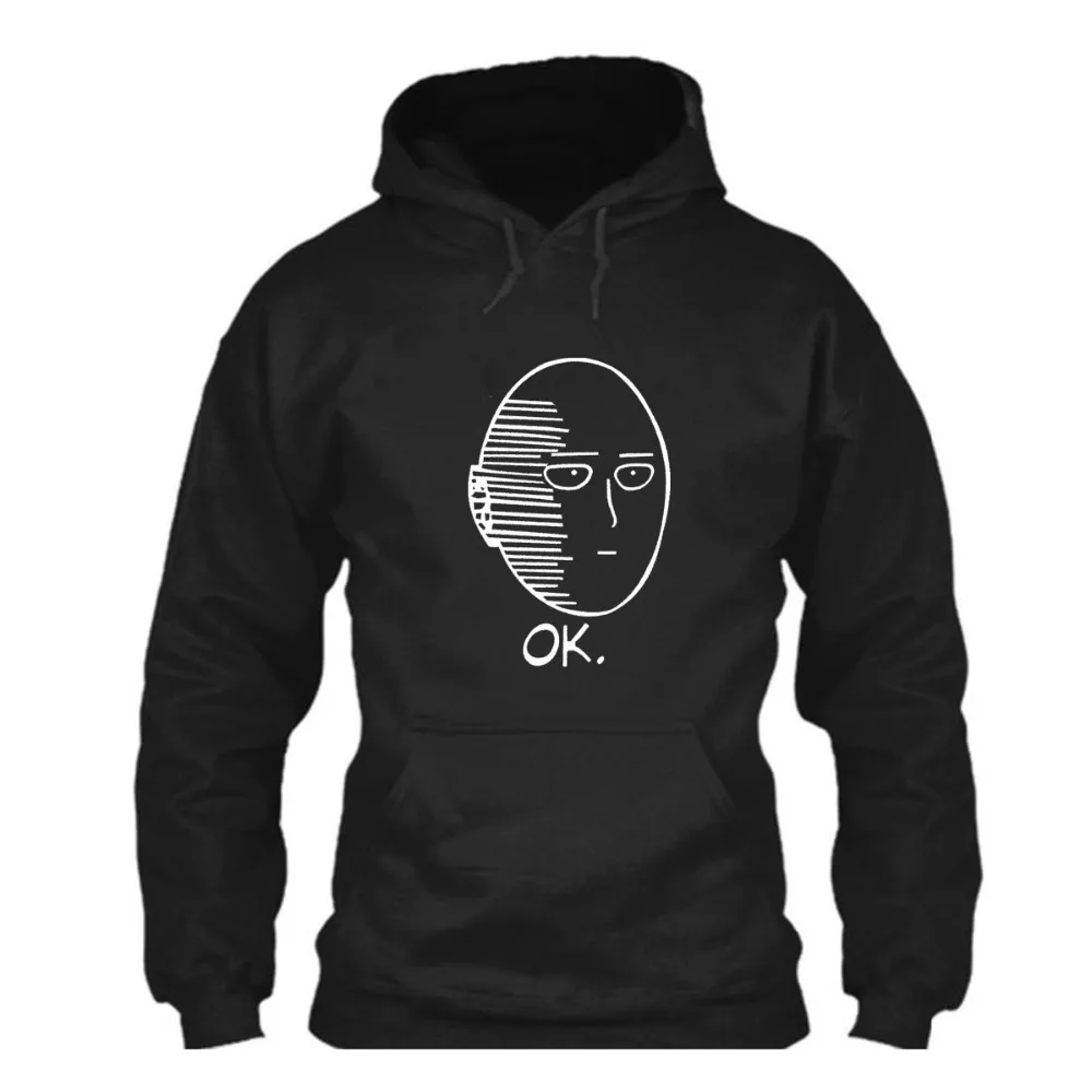 Новинка сезон осень зима брендовые толстовки с принтом one punch для мужчин одежда
