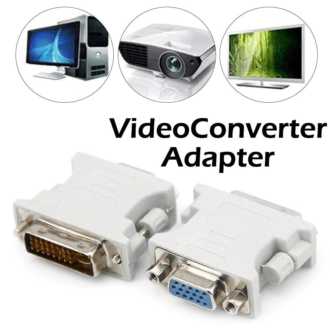 Новое поступление высокое качество 1080P VGA 15 Pin женский для ноутбука 24 + 5 pin Мужской