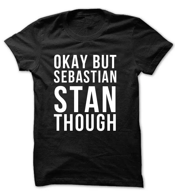 Футболка унисекс Ok but Sebastian Stan t1983. | Женская одежда