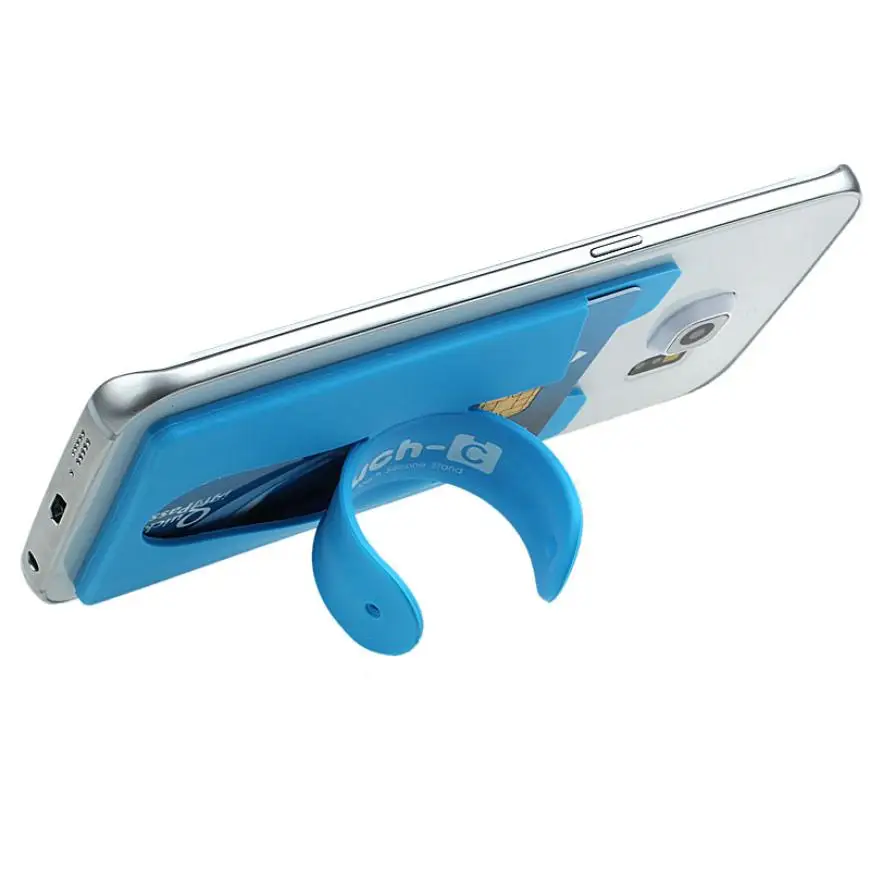 2018 Горячая продажа модный силиконовый держатель для кредитных карт слот