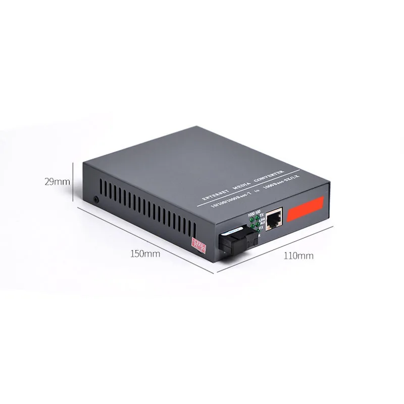 Гигабитный Ethernet-медиаконвертер 1 25 ГБ/сек. одномодовое волокно SC 1000Base-FX до