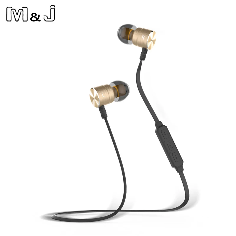 M & J B25 Профессиональный Беспроводной металлические магнитные наушники bluetooth